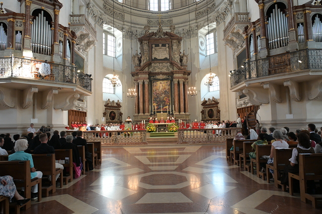 Bei der Priesterweihe war der Salzburger Dom gut besucht. Und an den anderen Tagen im Jahr?