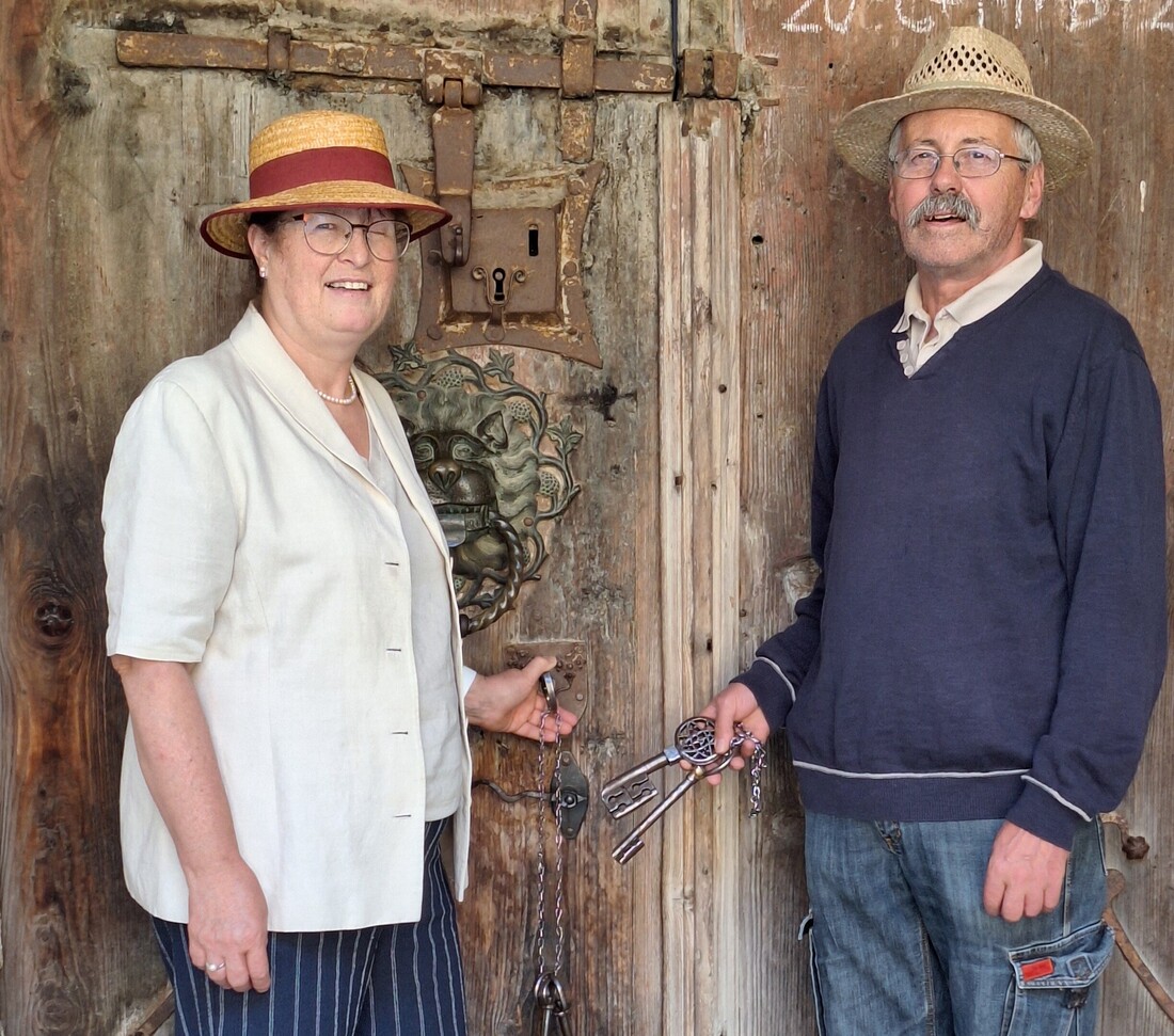 Cilli und Josef Resch, die Mesnerleute von St. Leonhard im Lungau.