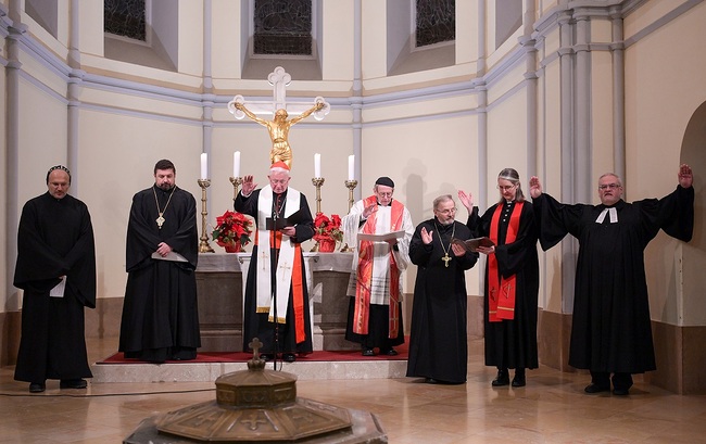 Beim ökumenischen Stadtgottesdienst – hier ein Bild aus dem Vorjahr – sind traditionell Vertreter aller Kirchen präsent.  