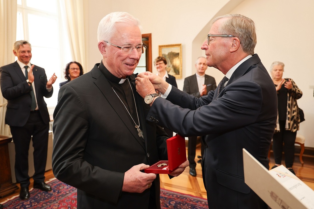 Erzbischof Franz Lackner und Landeshauptmann Wilfried Haslauer. 